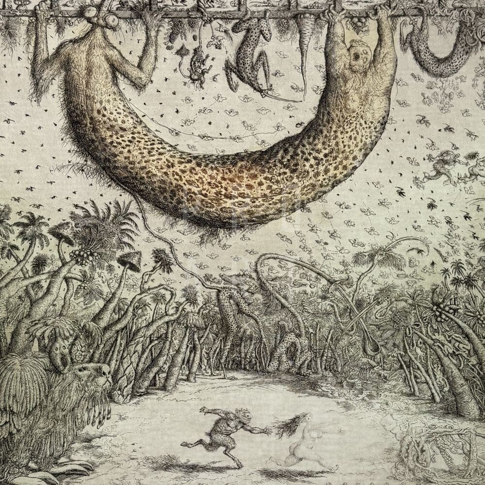 Satyr a nymfa
