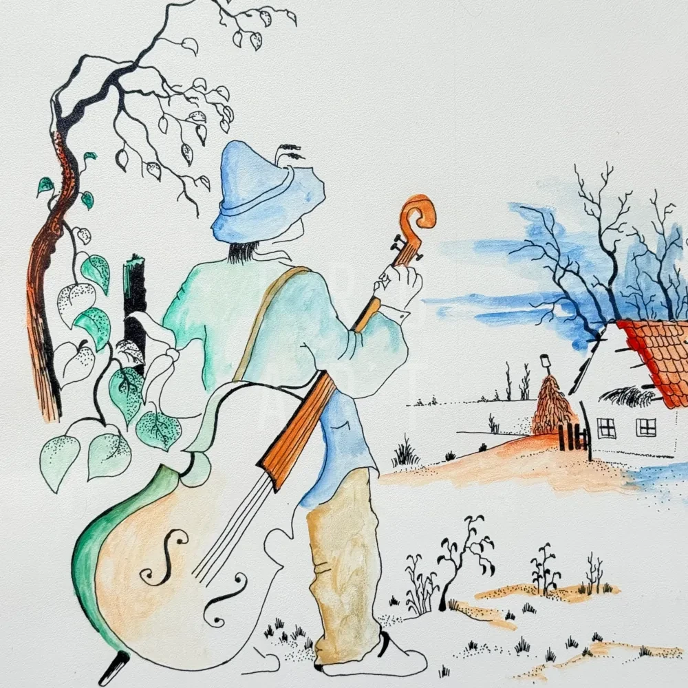 Muzikant sa vracia domov